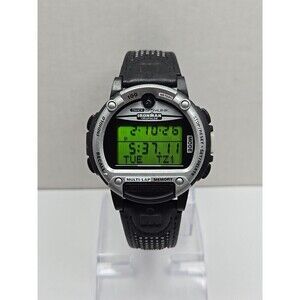 Vintage Timex Data Link Ironman Triathlon Watch Multi Lap New Battery -    Read